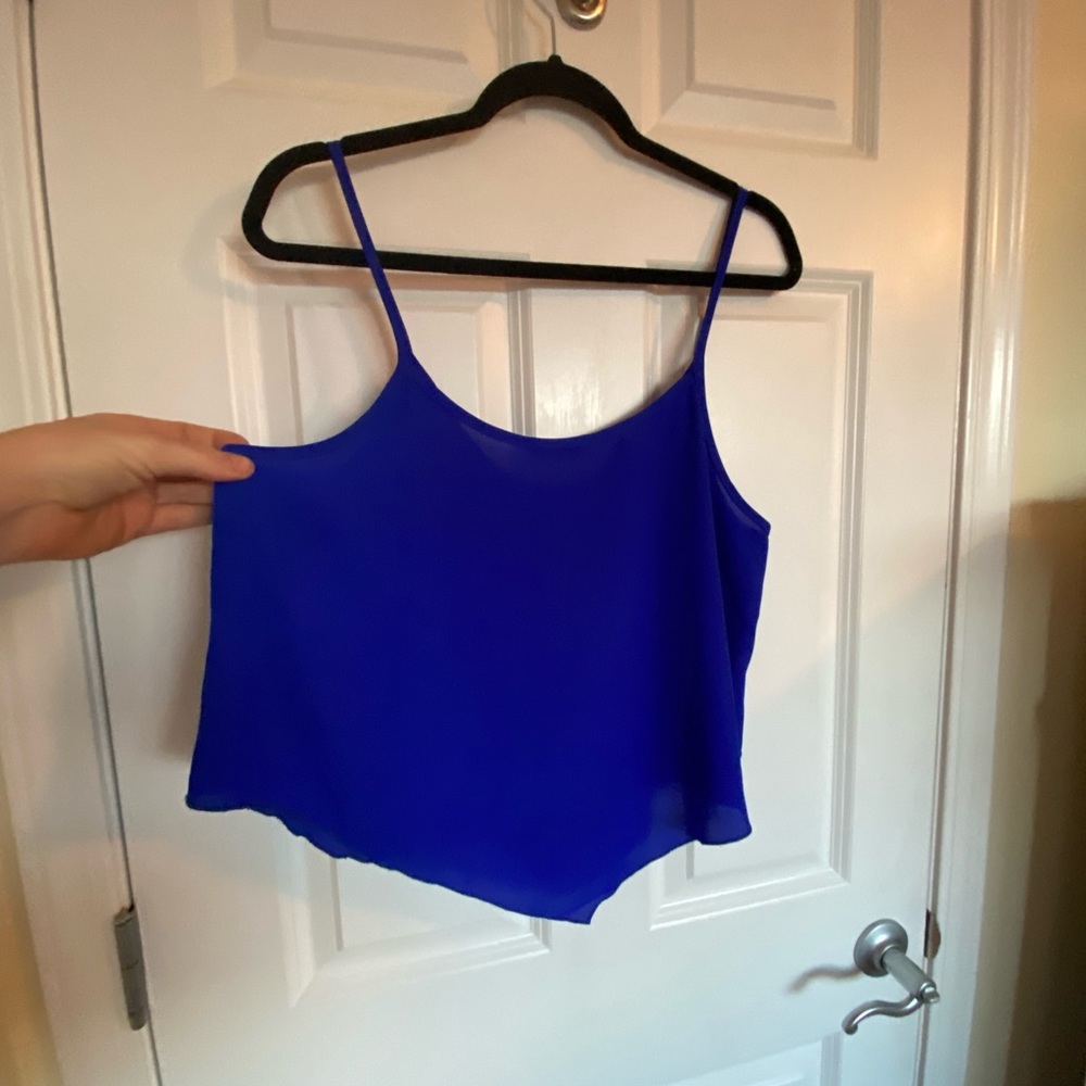 Blue tank top